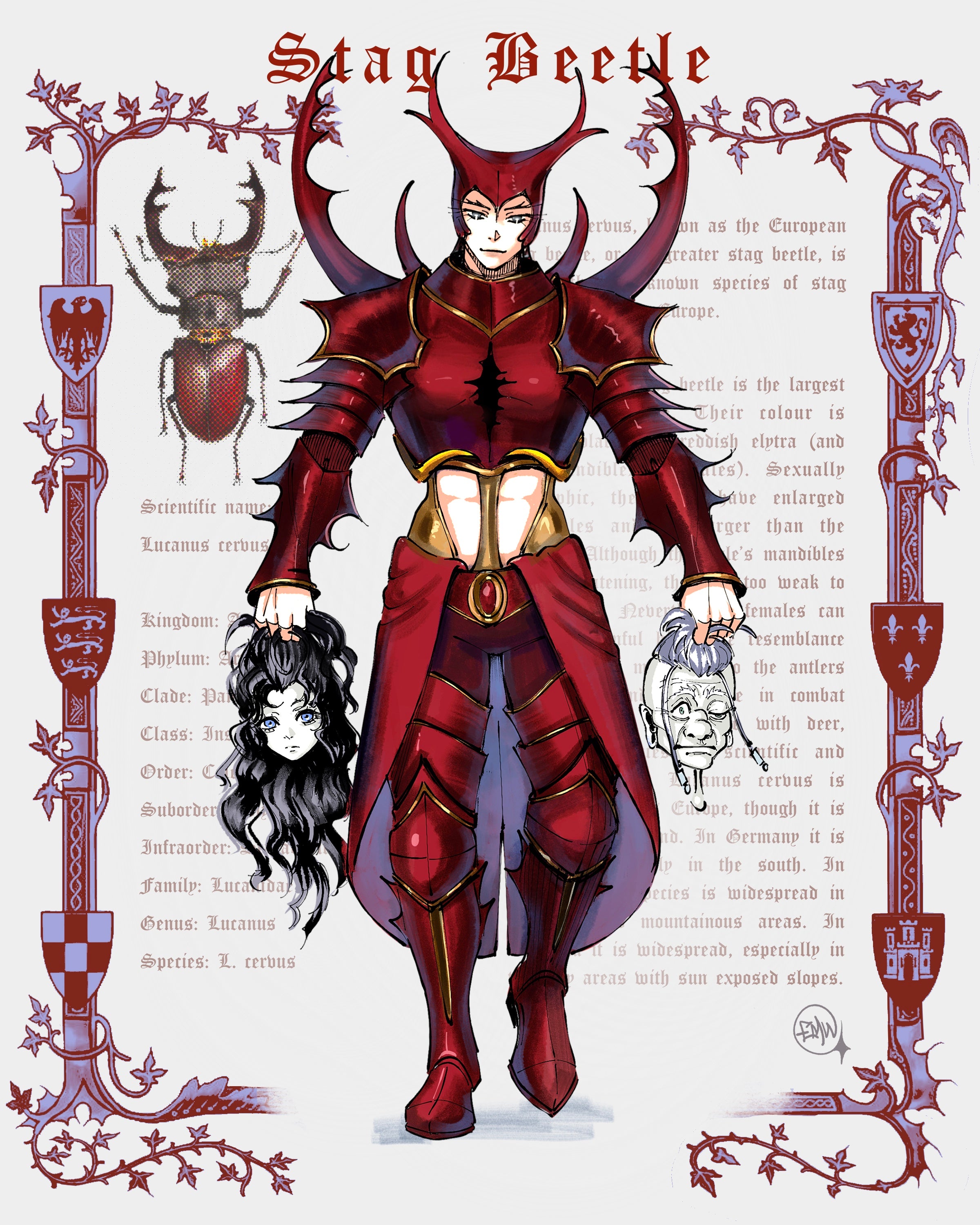 STAG KNIGHT PRINT